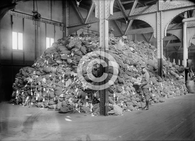 Soldiers' bags astray, 1919. Creator: Bain News Service.