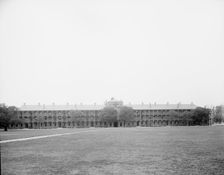Soldiers barracks, Fort Monroe, Va., between 1900 and 1906. Creator: Unknown