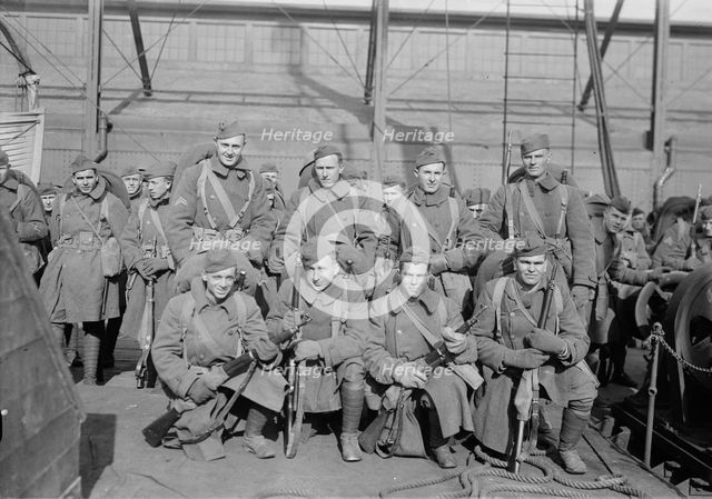 Soldiers, between c1915 and c1920. Creator: Bain News Service.