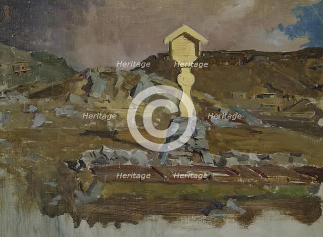 Soldier's grave, 1914/1918. Creator: John Quincy Adams.