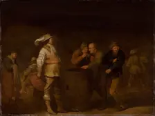 Soldiers divide their Booty, 1630. Creator: Pieter Jansz. Quast