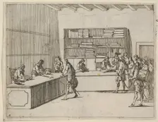 Soldiers Enlisting to Defend the Faith agains the Turks, from L'Idea di un Principe ed Ero..., 1659. Creator: Bartolomeo Fenice