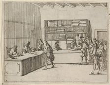Soldiers Enlisting to Defend the Faith agains the Turks, from L'Idea di un Principe ed Ero..., 1659. Creator: Bartolomeo Fenice