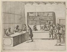 Soldiers Enlisting to Defend the Faith agains the Turks, from L'Idea di un Principe ed Ero..., 1659. Creator: Bartolomeo Fenice