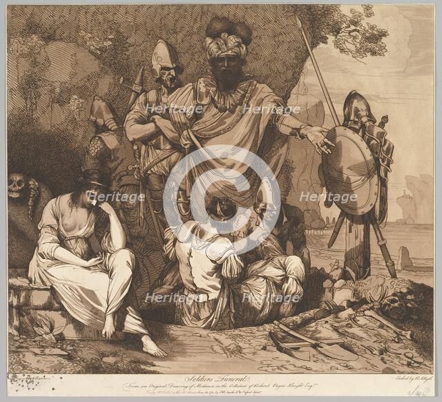 Soldier's Funeral (from The Life and Death of a Soldier), May 1, 1781. Creator: Robert Blyth.