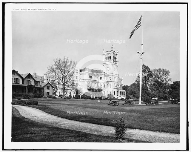 Soldiers' Home, Washington, D.C., between 1880 and 1897. Creator: William H. Jackson.
