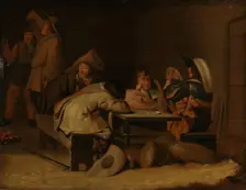 Soldiers in a Guardroom/an Inn, 1st half of 17th century. Creator: Unknown