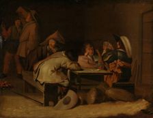 Soldiers in a Guardroom/an Inn, 1st half of 17th century. Creator: Unknown