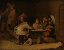 Soldiers in a Guardroom/an Inn, 1st half of 17th century. Creator: Unknown