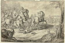 Soldiers in Battle, n.d. Creator: Possibly Jan van Huchtenburgh Dutch, 1647-1733