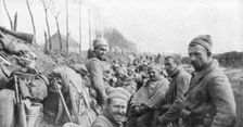 Soldiers of a French Zouave regiment between Lizarne and Boesinghe, Belgium, 24 April 1915