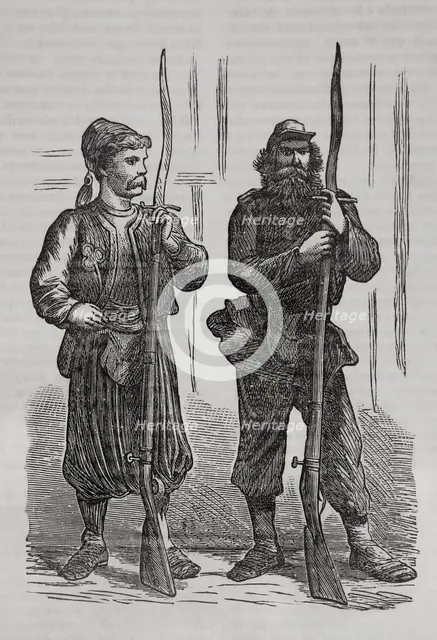 Soldiers of the Commune, Paris Commune, France, 1871.  Creator: Unknown.