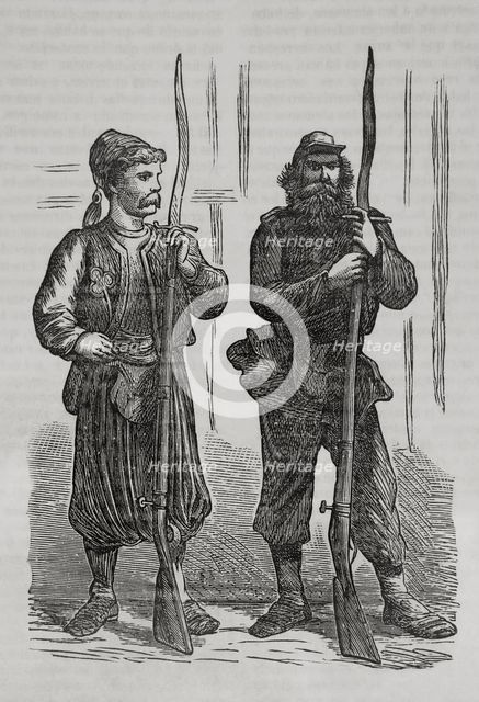Soldiers of the Commune, Paris Commune, France, 1871.  Creator: Unknown.