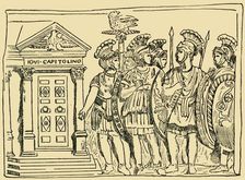 Soldiers of the Famous Praetorian Guard at Rome c1930. Creator: Unknown