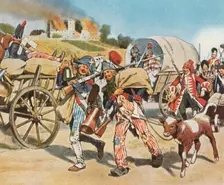 Soldiers of the French Revolution in the Pfalz, 1793, (1936). Creator: Unknown