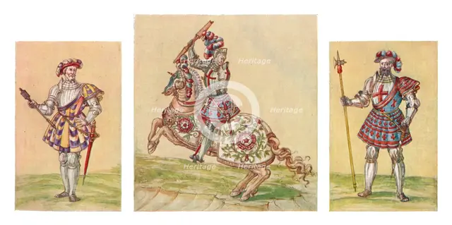 'Soldiers of the Tudor Period, c16th century, (1903). Artist: Unknown.