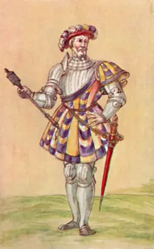 Soldiers of the Tudor Period c16th century, (1903)