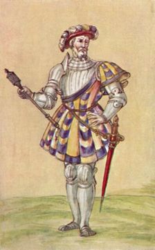 Soldiers of the Tudor Period c16th century, (1903)