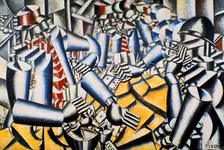 Soldiers Playing at Cards 1917. Creator: Fernand Leger