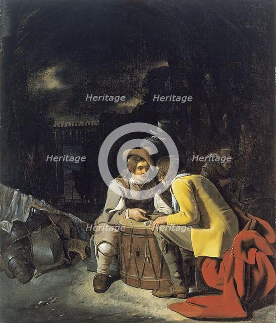 Soldiers playing Dice. Artist: Sweerts, Michiel (1618-1664)