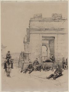 Soldiers Resting, 1878. Creator: Édouard Detaille (French, 1848-1912)