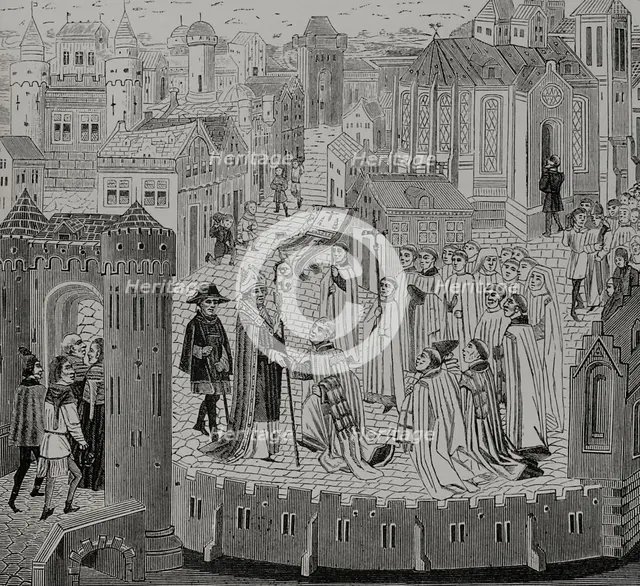 Solemn reception of a bishop, 1446-48, (1877).  Creator: Unknown.