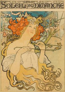 Soleil du Dimanche, 1897. Creator: Mucha, Alfons Marie (1860-1939)