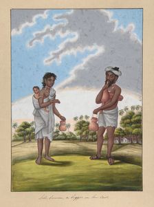 Solf-Coraven, or Beggar, from Indian Trades and Castes, ca. 1840. Creator: Anon