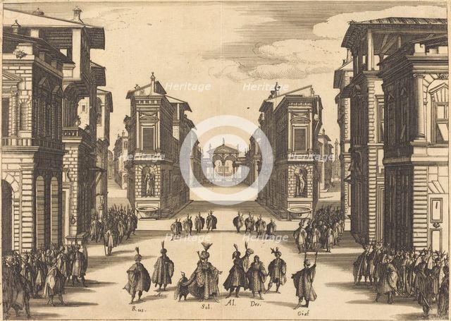 Solimano, Act IV, 1620. Creator: Jacques Callot.