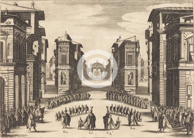 Solimano, Act II, 1620. Creator: Jacques Callot.