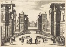 Solimano, Act II, 1620. Creator: Jacques Callot