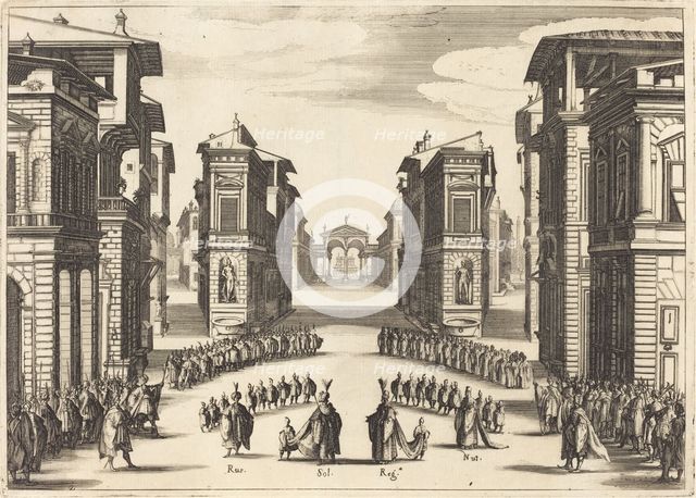 Solimano, Act II, 1620. Creator: Jacques Callot.