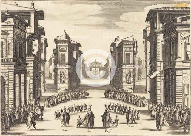 Solimano, Act II, 1620. Creator: Jacques Callot.