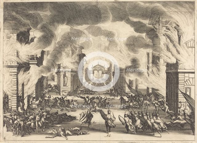 Solimano, Act V, 1620. Creator: Jacques Callot.