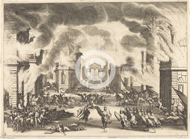 Solimano, Act V, 1620. Creator: Jacques Callot.
