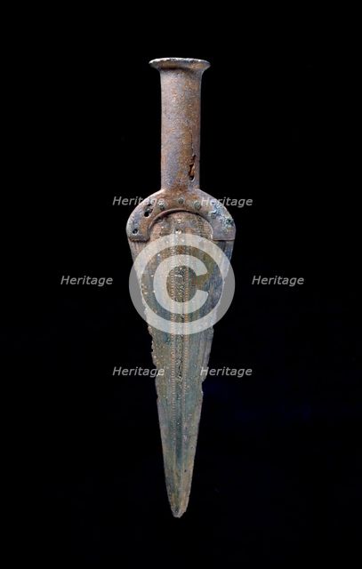 Solid-hilted dagger, Early Bronze Age (Italy), c2200BC-c1600 BC. Artist: Unknown.