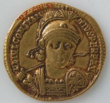 Solidus, Byzantine, 337-361. Creator: Unknown