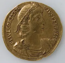 Solidus, Byzantine, 337-361. Creator: Unknown