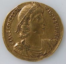 Solidus, Byzantine, 337-361. Creator: Unknown
