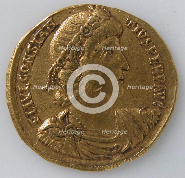 Solidus, Byzantine, 337-361. Creator: Unknown.