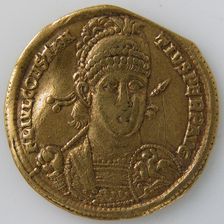 Solidus, Byzantine, 349-359. Creator: Unknown