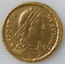 Solidus, Byzantine, 367-383. Creator: Unknown