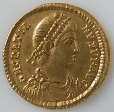 Solidus, Byzantine, 367-383. Creator: Unknown