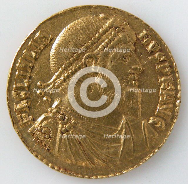 Solidus, Byzantine, 381-383. Creator: Unknown.