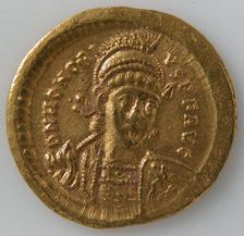Solidus, Byzantine, 395-423. Creator: Unknown