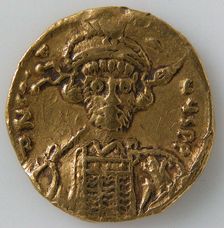 Solidus, Byzantine, 668-685. Creator: Unknown