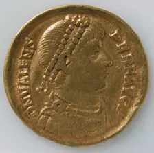 Solidus, Byzantine, ca. 364-378. Creator: Unknown