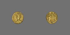 Solidus (Coin) of Constantine IV Pogonatus, 670-680. Creator: Unknown