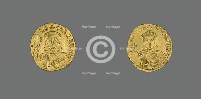 Solidus (Coin) of Leo V, 813-820. Creator: Unknown.