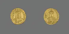 Solidus (Coin) of Leo V, 813-820. Creator: Unknown